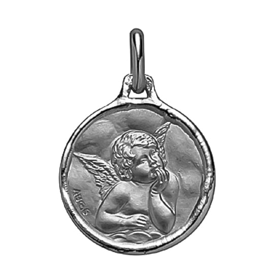 Médaille Ange Raphaël en Argent.